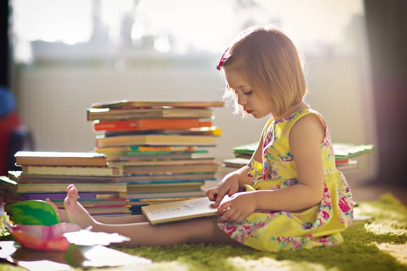 Child Reading Book